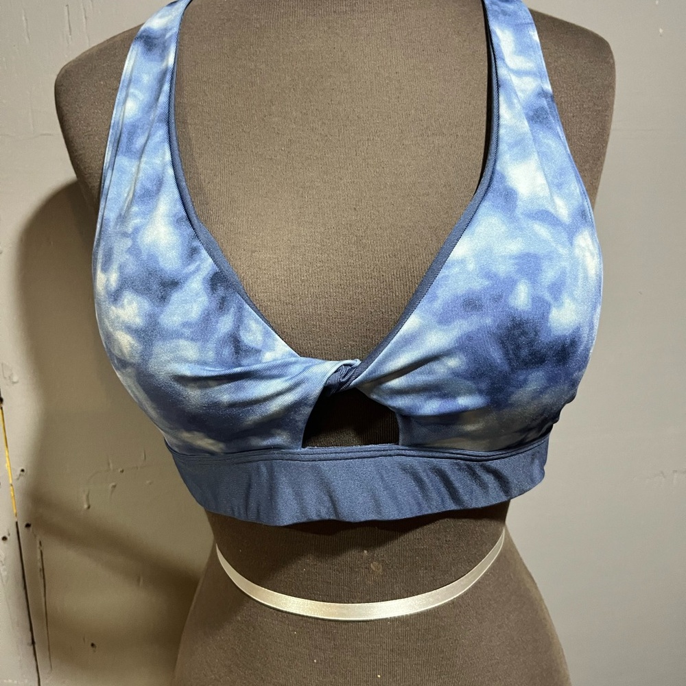 Pink sports bra